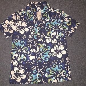 Old Navy Button Down Little Boys Shirt Sz XS